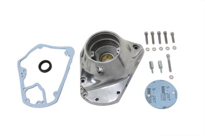 Polished Nose Cone Cam Cover for FL & FX 1970-73 Harley Big Twin