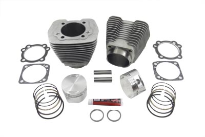 Silver 3 5/8 inch Big Bore Cylinder Kit for 1984-1999 Big Twin E
