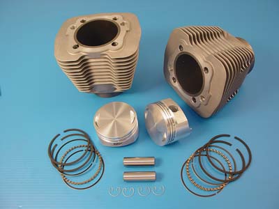 88 Evolution 3 5/8 inch Big Bore Silver Cylinder Kit for 1984-1998