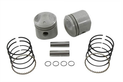 Piston Kit, 3-7/16 inch x .010 for 1941-1977 FL-FX Big Twin