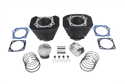 1200cc Cylinder and Piston Conversion Kit Black for XL 2004-UP