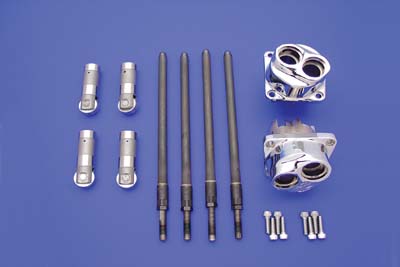 Chrome Sifton Solid Lifter & Pushrod Assembly 1986-1999 Big Twin