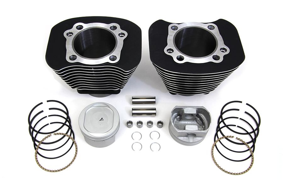 Black Cylinder and Piston Conversion Kit for XL 2004-UP Sportsters