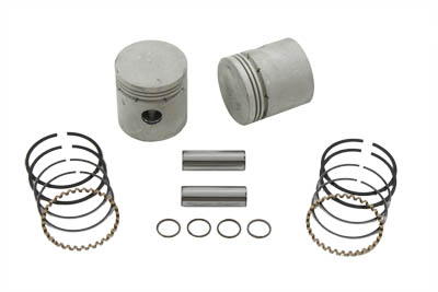 .010 Piston Kit with Thin Rings for 1950-1973 Big Twin
