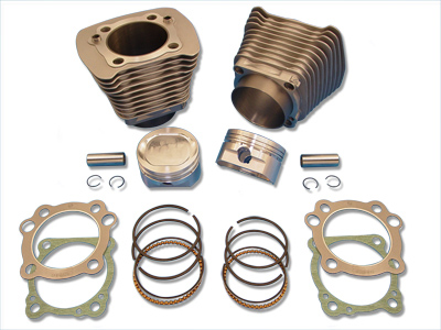 1200cc Silver Cylinder & Piston Conversion Kit for XL 1986-03 Harley