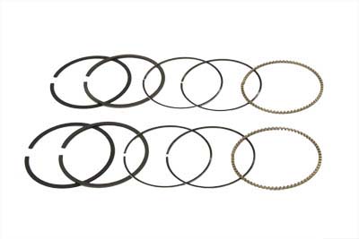 3-5/8 inch Hastings Moly Piston Ring Set Standard for 1984-1998