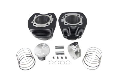 95 inch Big Bore Black Cylinders Twin Cam 88 for 2000-2006 BT