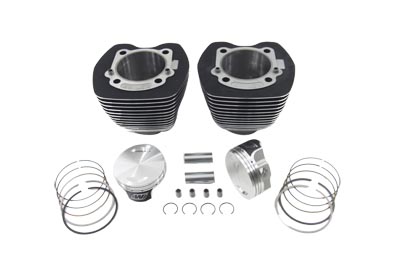95 inch Big Bore Black Cylinders Twin Cam 88 for 2000-2006 BT