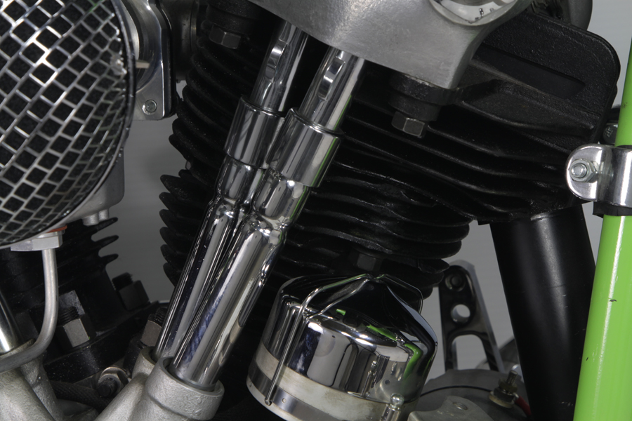 Replica Chrome Pushrod Cover Kit for Harley 1936-1939 61 inch