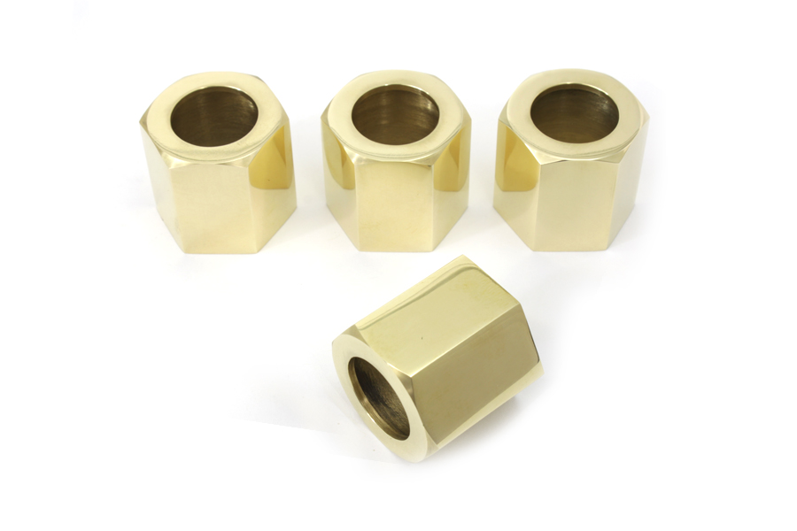 Pushrod Cover Cup Set Brass for 1941-UP FL, FX & XL