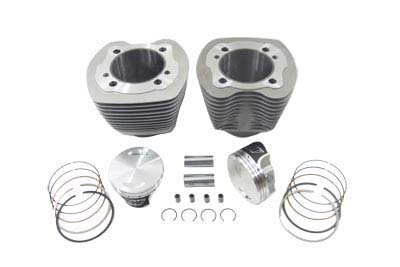 Silver Big Bore Cylinder and Piston Kit for 2000-2006 Big Twin