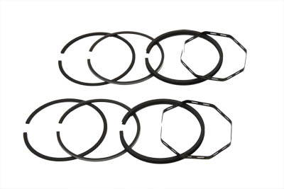 74" FLH Piston Ring Set .010 Oversize for Harley 1953-1977 Big Twins
