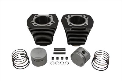 Evolution Cylinder and Piston Kit Black for 1984-1998 Big Twins