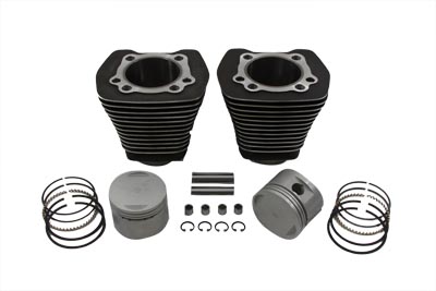 Evolution Cylinder and Piston Kit Black for 1984-1998 Big Twins