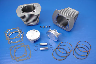93.4" Evolution Cylinder Kit Silver for Harley 1984-1998 Big Twins