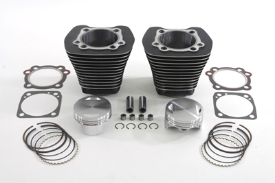 93.4" Black Evolution Cylinder Kit for Harley 1984-1998 Big Twins