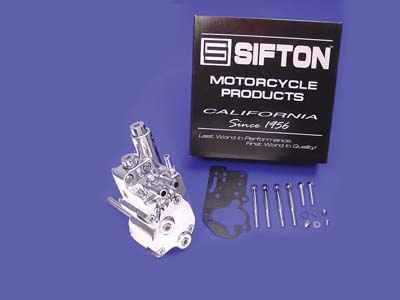 Polished Sifton Oil Pump Assembly for Harley 1936-72 Big Twins