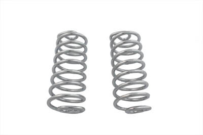 Chrome 5" Seat Spring Set 6.5mm for Harley FL 1965-1980
