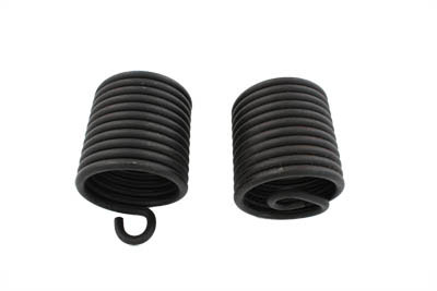 Black Auxiliary Seat Spring Set for Harley 1936-1957 Big Twins