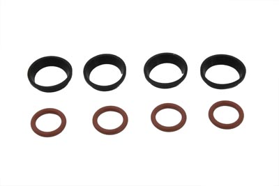 V-Twin Pushrod Cover Seal Kit Rubber for XL 1991-UP