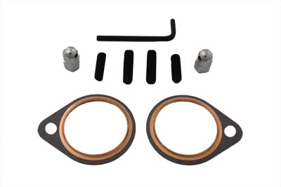 James Exhaust Stud Nut & Gasket Kit for 1966-84 FL & FX Harley