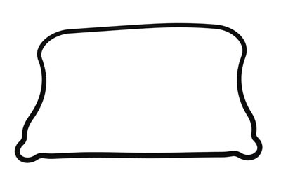 James Rocker Box Rubber Gasket for Harley XL 1986-1988