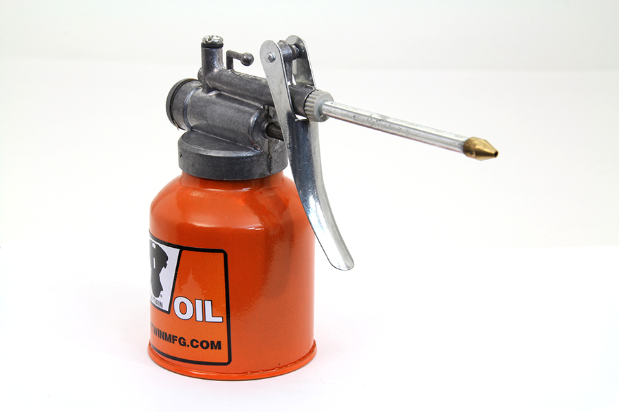 Metal Squirt Oil Can