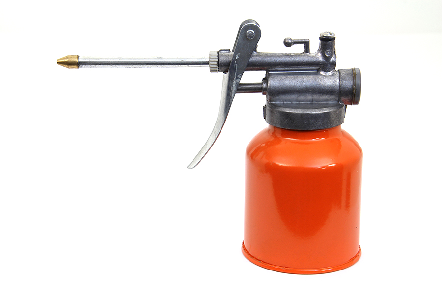 Metal Squirt Oil Can
