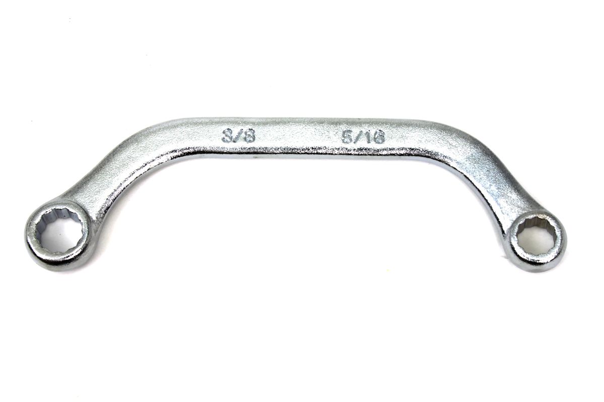 Chrome Socket \"S\" Wrench 5/16\" and 3/8\"