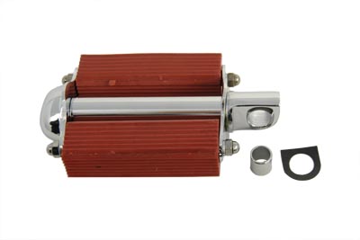 Bicycle Kick Starter Pedal and Axle Assembly Red for Harleys