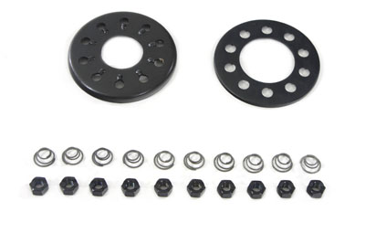 Clutch 10-Stud Nut and Plate Kit for FX & FL 1941-1984 Big Twins