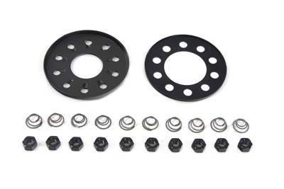 Clutch 10-Stud Nut and Plate Kit for FX & FL 1941-1984 Big Twins
