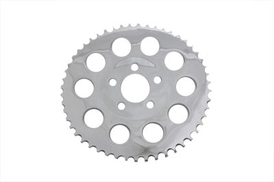 Chrome Rear 51 Tooth 6mm Offset Sprocket for XL 1982-92 Harley
