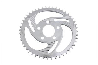 Chrome Lazer Style 48 Tooth Rear Sprocket for XL 1982-92 Harley