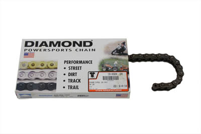 Diamond Standard .530 106 Link Chain for Harley & Customs