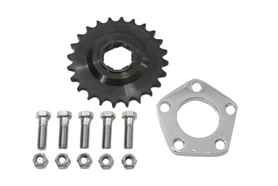 Transmission Sprocket 24 Tooth w/ Spacer Kit for 1973-85 Big Twins