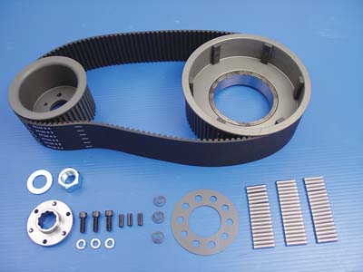 BDL Belt Drive Kit 8mm 3 in. Belt for FL 1936-54 Harley BT Kick