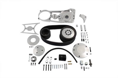 BDL Polished Top Fuel Belt Drive Kit for FLST & FXST 1991-UP