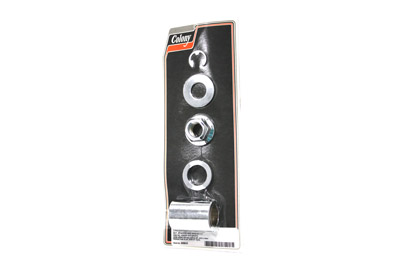 Harley FXD 2006-07 Rear Axle and Nut Spacer Kit Smooth Style Chrome