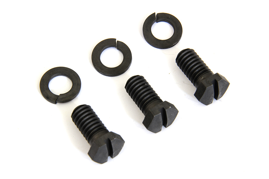 Carburetor Mounting Screw Kit, Parkerized for 1930-1940 Models