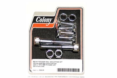 Fender Trim Rail Mount Kit Rear for Harley FX 1973-1985