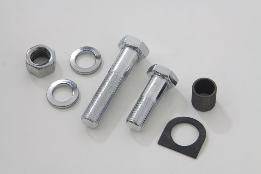 Cadmium Starter Crank and Kick Starter Pedal Mounting Kit