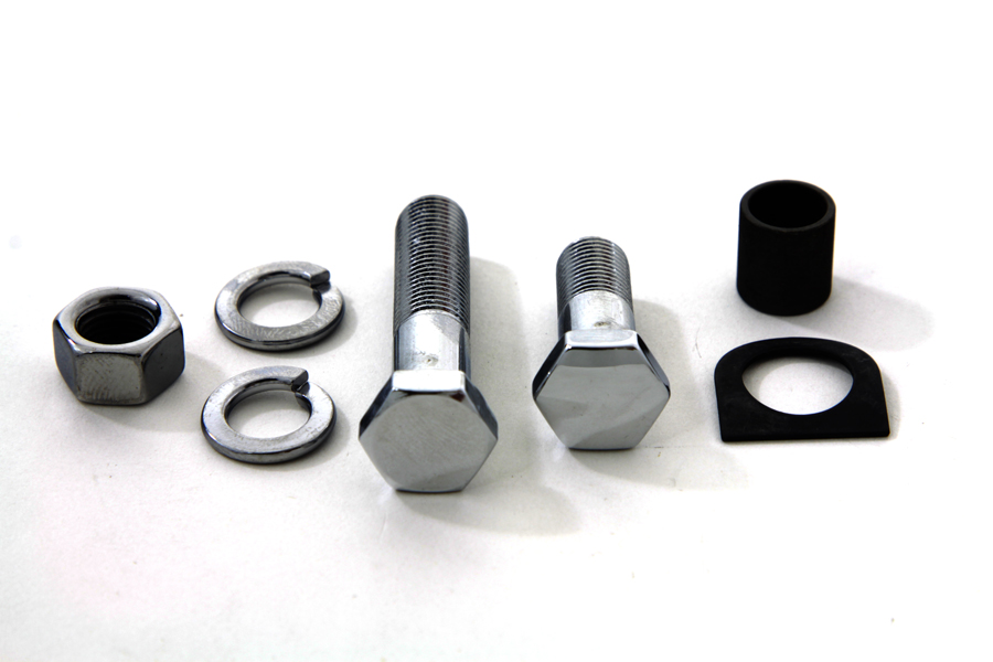 Cadmium Starter Crank and Kick Starter Pedal Mounting Kit
