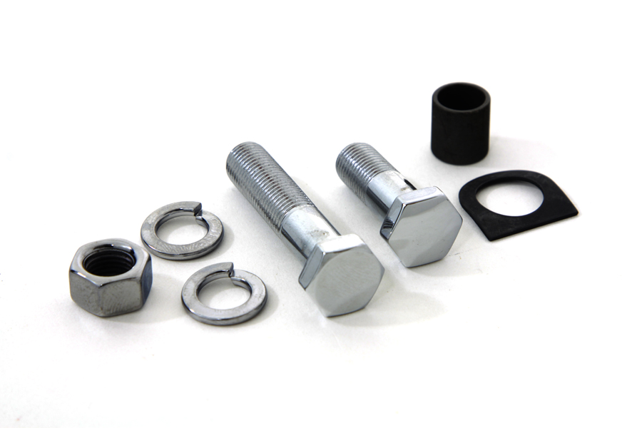Cadmium Starter Crank and Kick Starter Pedal Mounting Kit