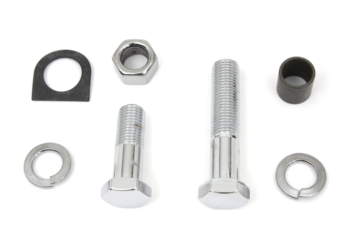 Chrome Starter Crank and Kick Starter Pedal Mounting Kit