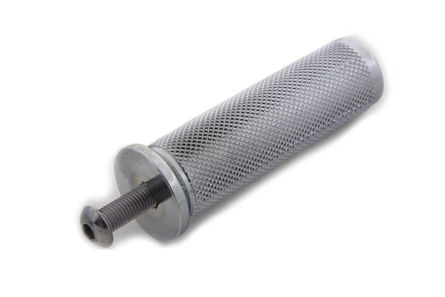 Chrome Flange Knurled Shifter Peg for Big Twins & XL Sportsters