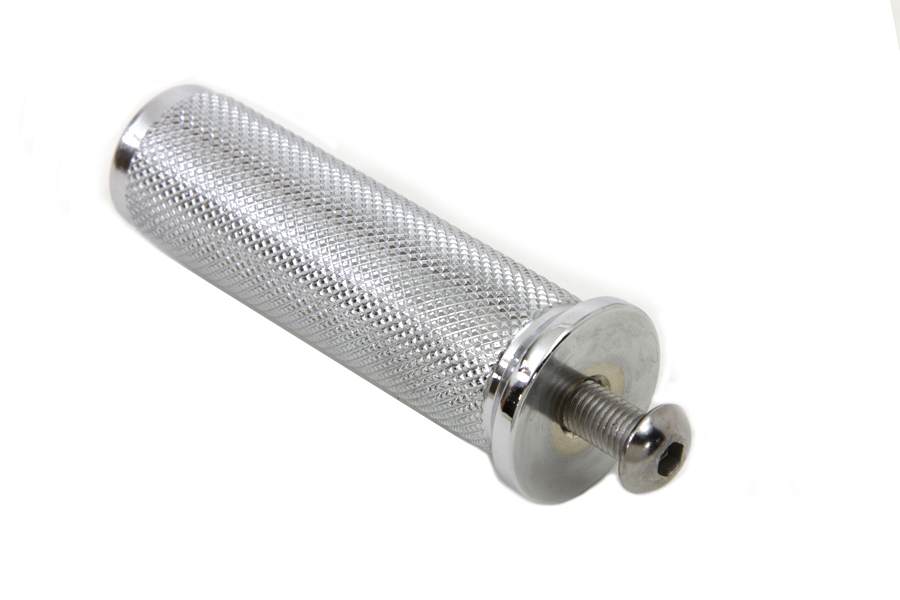 Chrome Flange Knurled Shifter Peg for Big Twins & XL Sportsters