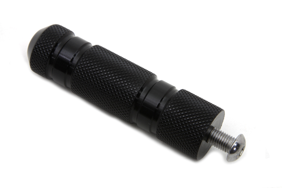 Black Knurled Four Grooved Shifter Peg for 1952-UP Big Twins & XL