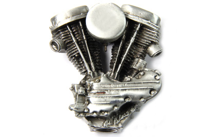 Panhead Shifter Knob Universal Antique Silver