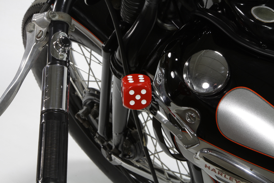Shifter Knob Red Dice Style 5/16" - 24 Thread